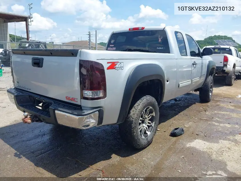 2010 GMC Sierra K1500 Sle VIN: 1GTSKVE32AZ210132 Lot: 42613141