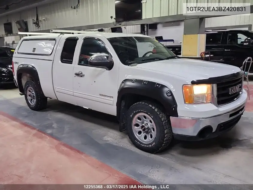 2011 GMC Sierra K1500 Sl VIN: 1GTR2UEA3BZ420831 Lot: 12255368