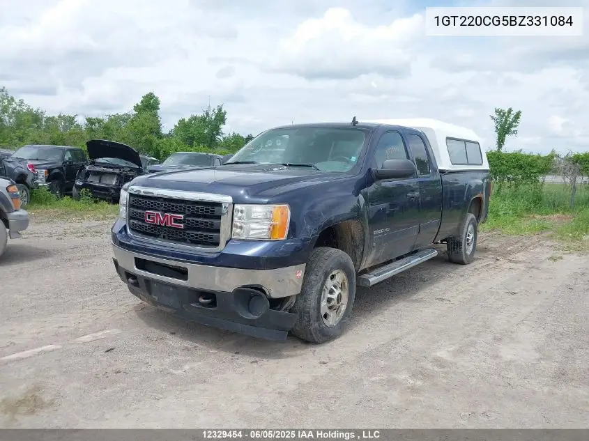 2011 GMC Sierra K2500 Sle VIN: 1GT220CG5BZ331084 Lot: 12329454