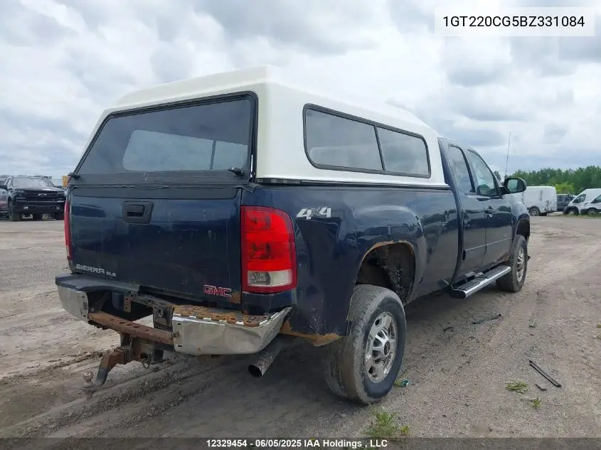 2011 GMC Sierra K2500 Sle VIN: 1GT220CG5BZ331084 Lot: 12329454