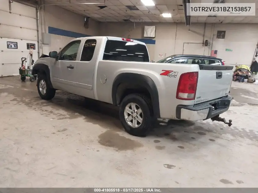 2011 GMC Sierra 1500 Sle VIN: 1GTR2VE31BZ153857 Lot: 41805518