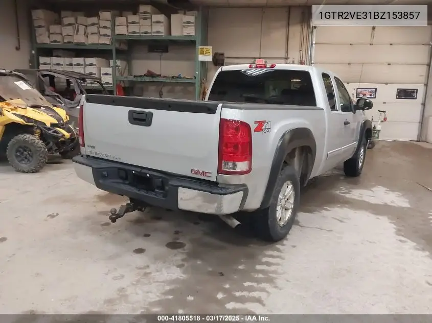 2011 GMC Sierra 1500 Sle VIN: 1GTR2VE31BZ153857 Lot: 41805518