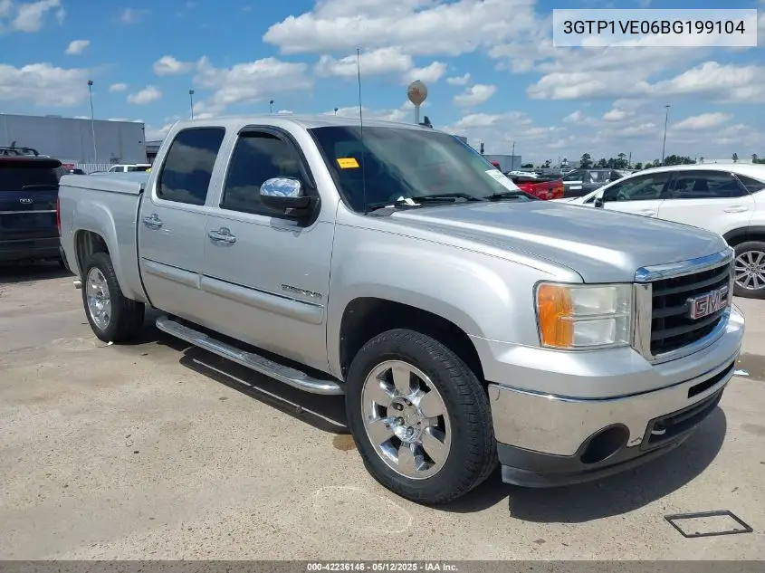2011 GMC Sierra 1500 Sle VIN: 3GTP1VE06BG199104 Lot: 42236146