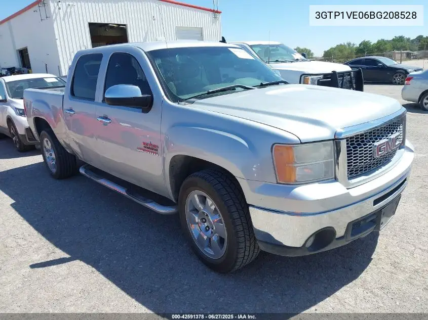 2011 GMC Sierra 1500 Sle VIN: 3GTP1VE06BG208528 Lot: 42591378