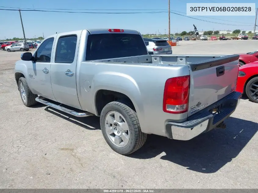 2011 GMC Sierra 1500 Sle VIN: 3GTP1VE06BG208528 Lot: 42591378