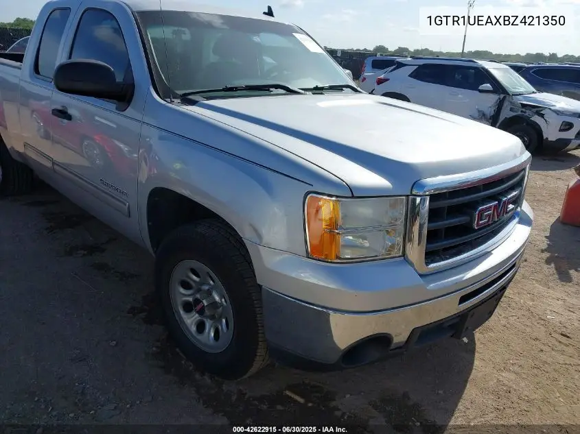 2011 GMC Sierra 1500 Sl VIN: 1GTR1UEAXBZ421350 Lot: 42622915