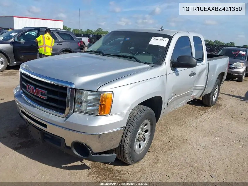 2011 GMC Sierra 1500 Sl VIN: 1GTR1UEAXBZ421350 Lot: 42622915