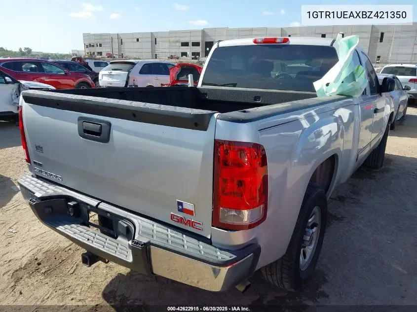 2011 GMC Sierra 1500 Sl VIN: 1GTR1UEAXBZ421350 Lot: 42622915