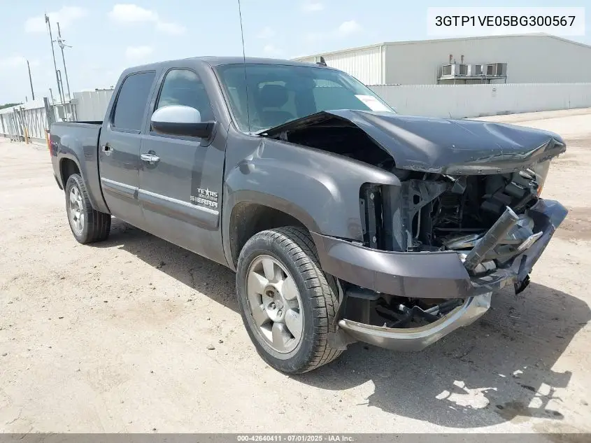 2011 GMC Sierra 1500 Sle VIN: 3GTP1VE05BG300567 Lot: 42640411