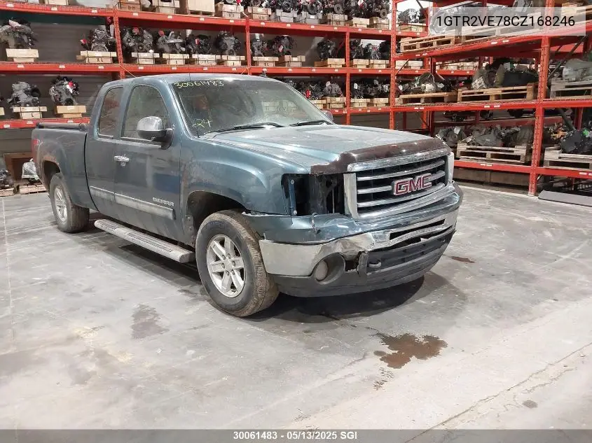 2012 GMC Sierra K1500 Sle VIN: 1GTR2VE78CZ168246 Lot: 30061483
