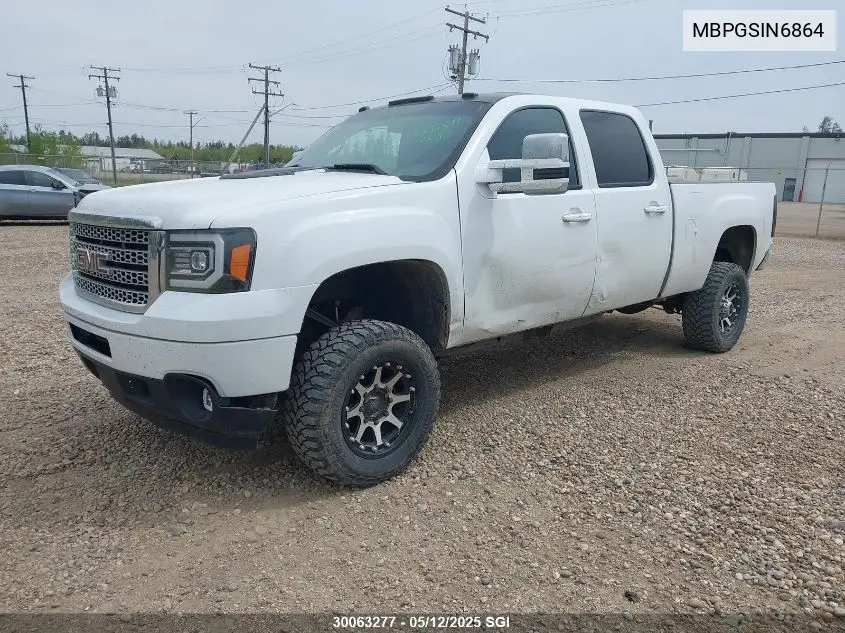 2012 GMC Sierra 2500 VIN: MBPGSIN6864 Lot: 30063277