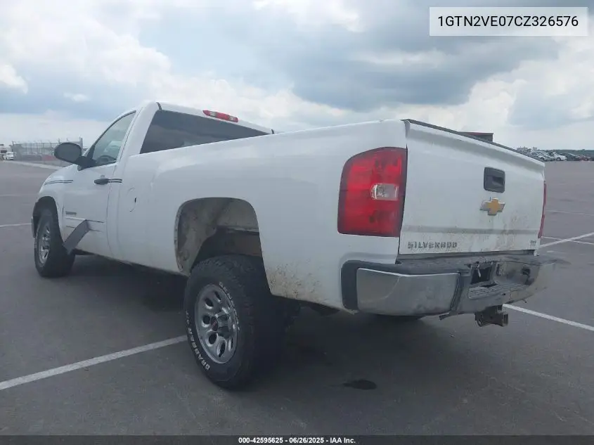 2012 GMC Sierra 1500 Sle VIN: 1GTN2VE07CZ326576 Lot: 42595625