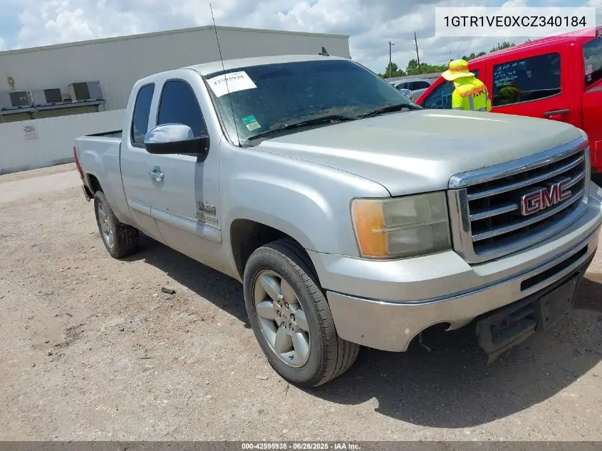 2012 GMC Sierra 1500 Sle VIN: 1GTR1VE0XCZ340184 Lot: 42595938