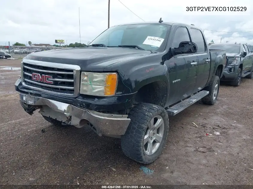2012 GMC Sierra 1500 Sle VIN: 3GTP2VE7XCG102529 Lot: 42641266