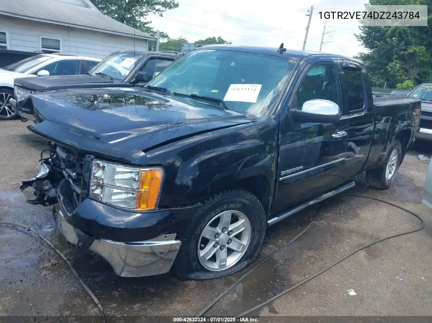2013 GMC Sierra K1500 Sle VIN: 1GTR2VE74DZ243784 Lot: 42632324
