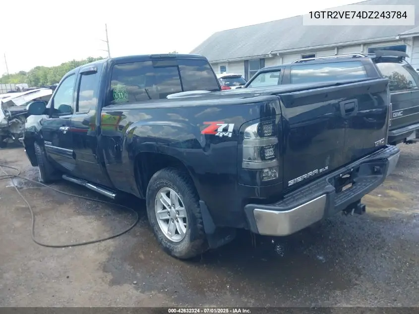 2013 GMC Sierra K1500 Sle VIN: 1GTR2VE74DZ243784 Lot: 42632324