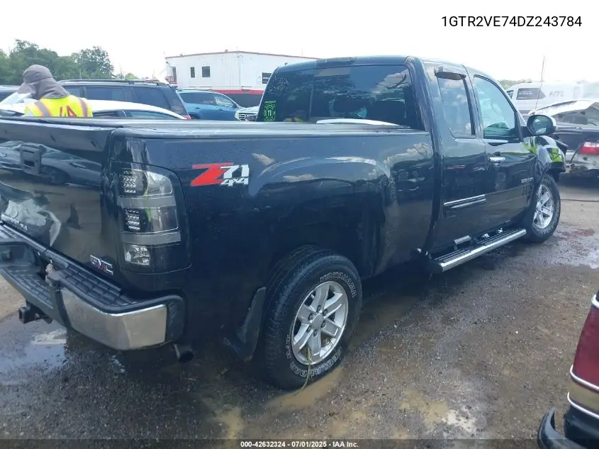 2013 GMC Sierra K1500 Sle VIN: 1GTR2VE74DZ243784 Lot: 42632324