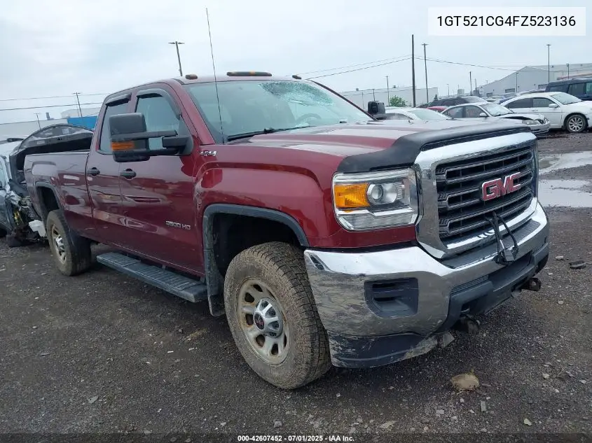 2015 GMC Sierra 3500Hd VIN: 1GT521CG4FZ523136 Lot: 42607452