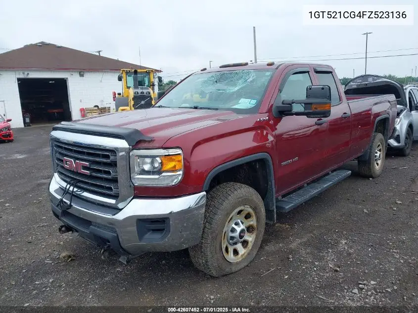 2015 GMC Sierra 3500Hd VIN: 1GT521CG4FZ523136 Lot: 42607452