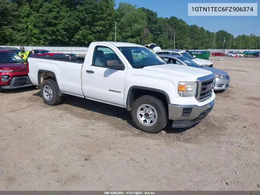 2015 GMC Sierra 1500 C1500 VIN: 1GTN1TEC6FZ906374 Lot: 42622051