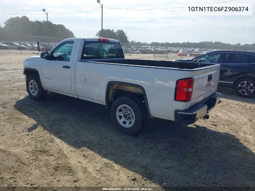2015 GMC Sierra 1500 C1500 VIN: 1GTN1TEC6FZ906374 Lot: 42622051