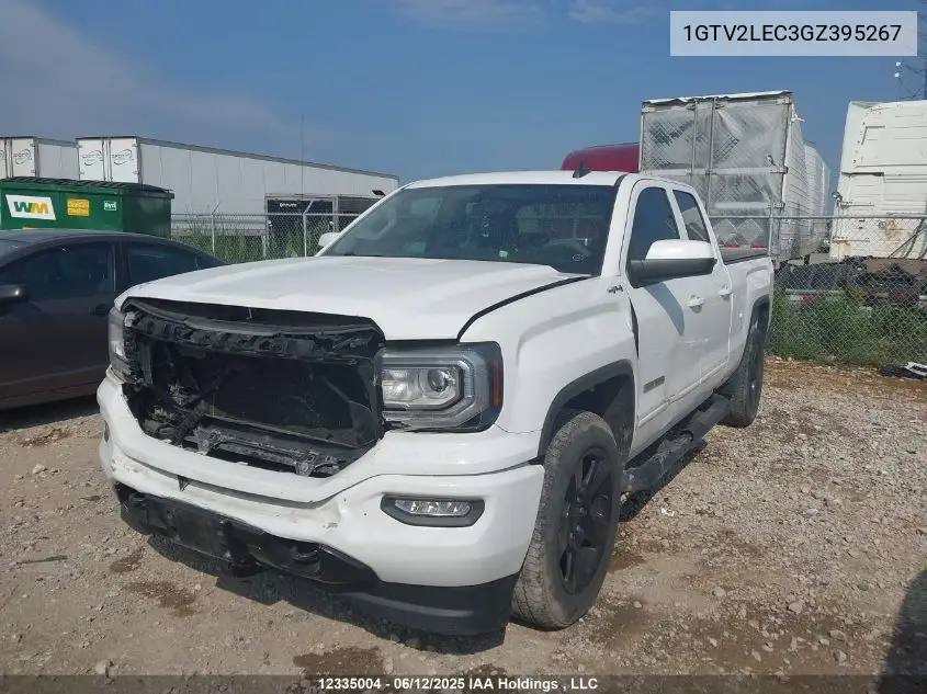 2016 GMC Sierra 1500 VIN: 1GTV2LEC3GZ395267 Lot: 12335004