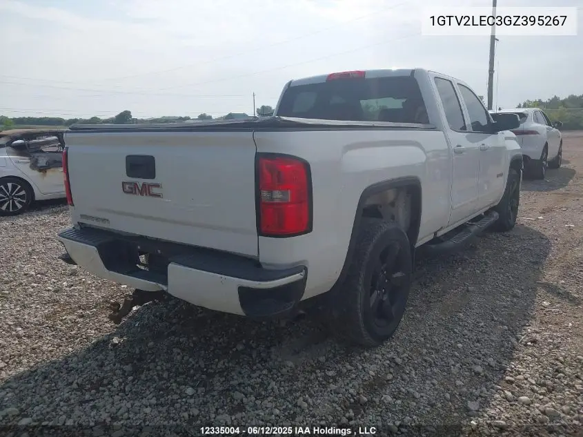 2016 GMC Sierra 1500 VIN: 1GTV2LEC3GZ395267 Lot: 12335004