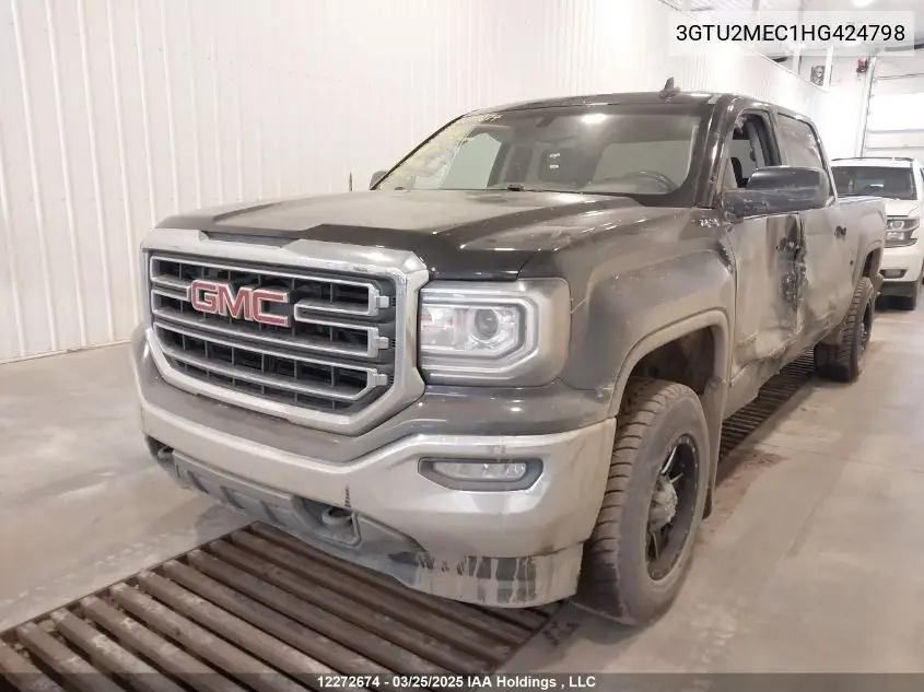 2017 GMC Sierra 1500 Sle VIN: 3GTU2MEC1HG424798 Lot: 12272674