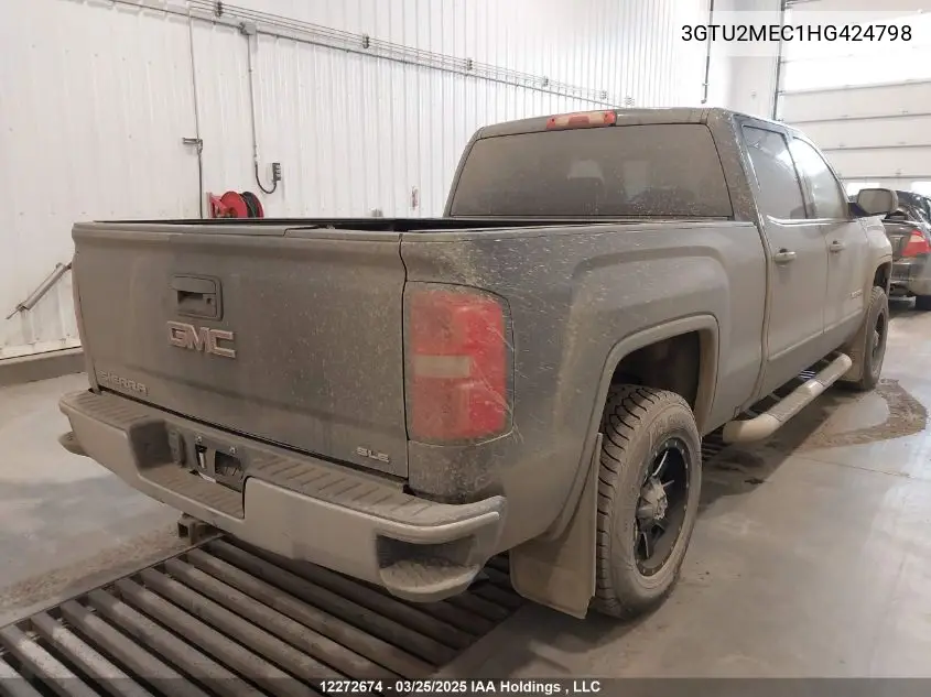 2017 GMC Sierra 1500 Sle VIN: 3GTU2MEC1HG424798 Lot: 12272674