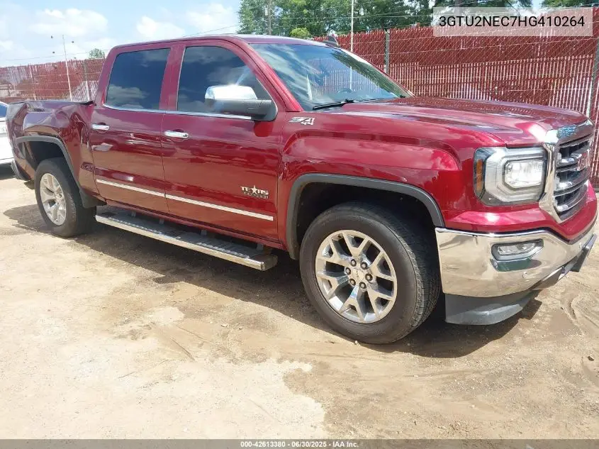 2017 GMC Sierra 1500 Slt VIN: 3GTU2NEC7HG410264 Lot: 42613380