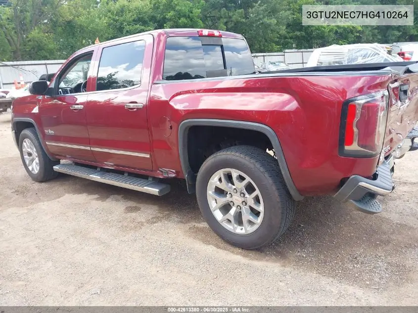 2017 GMC Sierra 1500 Slt VIN: 3GTU2NEC7HG410264 Lot: 42613380