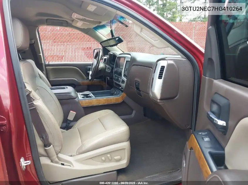 2017 GMC Sierra 1500 Slt VIN: 3GTU2NEC7HG410264 Lot: 42613380