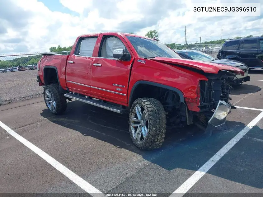 2018 GMC Sierra 1500 Slt VIN: 3GTU2NEC9JG396910 Lot: 42254150