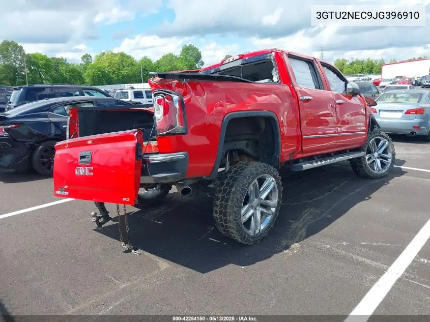 2018 GMC Sierra 1500 Slt VIN: 3GTU2NEC9JG396910 Lot: 42254150