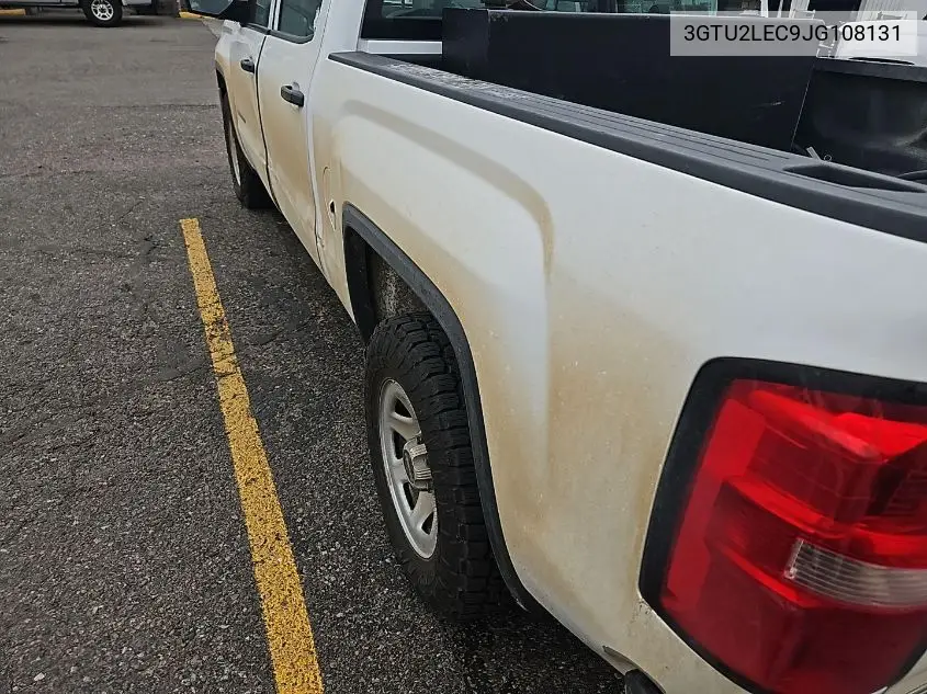2018 GMC Sierra K1500 VIN: 3GTU2LEC9JG108131 Lot: 42642650