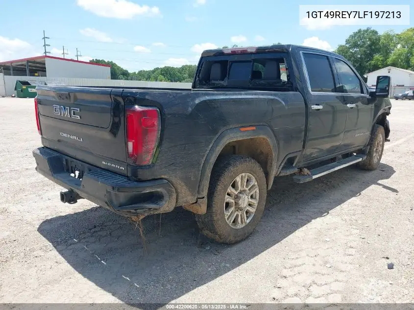 2020 GMC Sierra 2500Hd 4Wd Standard Bed Denali VIN: 1GT49REY7LF197213 Lot: 42200620