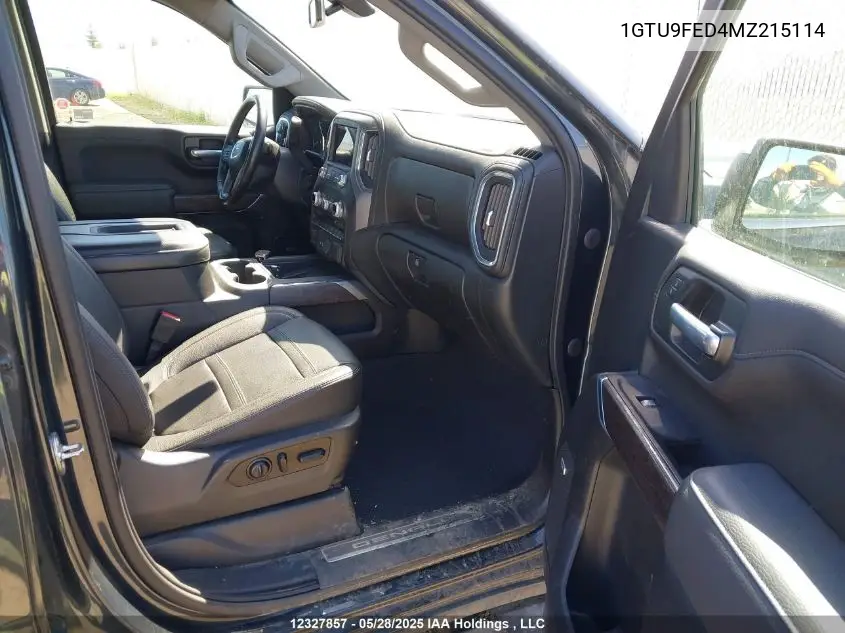 2021 GMC Sierra K1500 Denali VIN: 1GTU9FED4MZ215114 Lot: 12327857