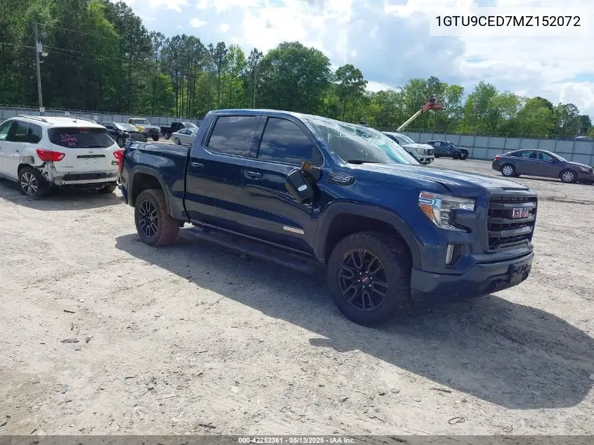 2021 GMC Sierra 1500 4Wd Short Box Elevation/4Wd Standard Box Elevation VIN: 1GTU9CED7MZ152072 Lot: 42252361