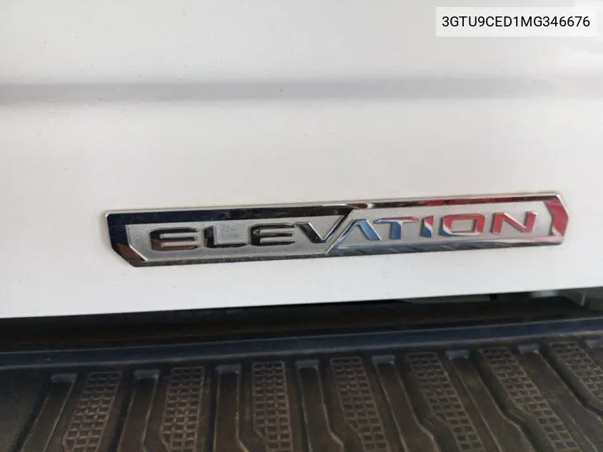 2021 GMC Sierra 1500 4Wd Short Box Elevation VIN: 3GTU9CED1MG346676 Lot: 42655963