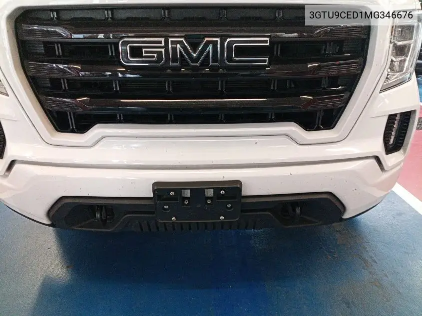 2021 GMC Sierra 1500 4Wd Short Box Elevation VIN: 3GTU9CED1MG346676 Lot: 42655963