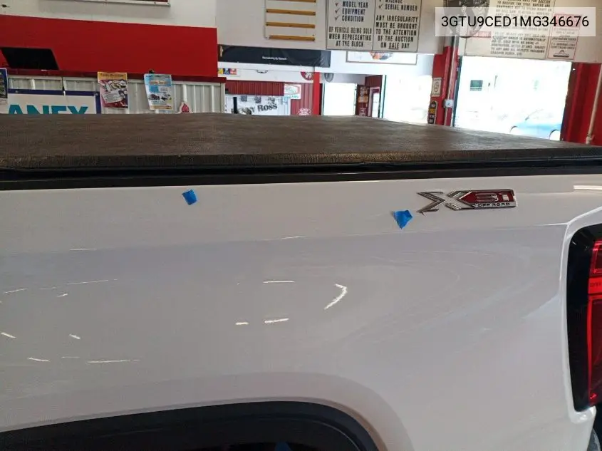 2021 GMC Sierra 1500 4Wd Short Box Elevation VIN: 3GTU9CED1MG346676 Lot: 42655963