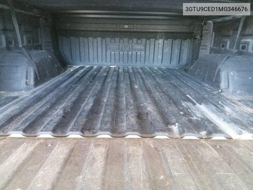 2021 GMC Sierra 1500 4Wd Short Box Elevation VIN: 3GTU9CED1MG346676 Lot: 42655963