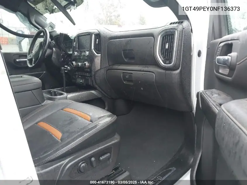 2022 GMC Sierra 2500Hd 4Wd Standard Bed At4 VIN: 1GT49PEY0NF136373 Lot: 41673190