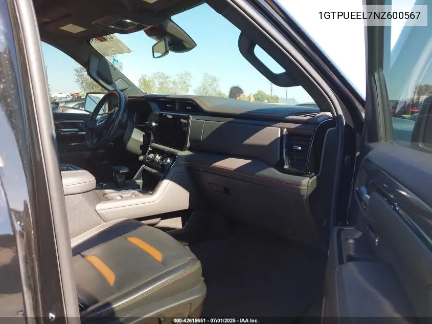 1GTPUEEL7NZ600567 2022 GMC Sierra 1500 4Wd Short Box At4