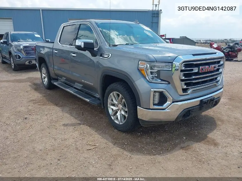 2022 GMC Sierra 1500 Limited 4Wd Short Box Slt VIN: 3GTU9DED4NG142087 Lot: 42730515