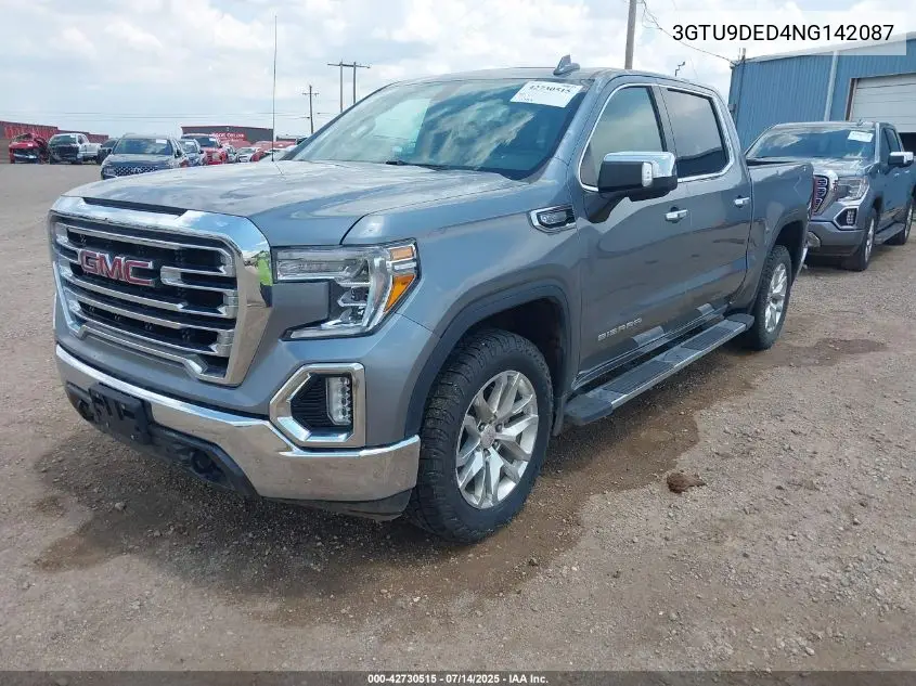 2022 GMC Sierra 1500 Limited 4Wd Short Box Slt VIN: 3GTU9DED4NG142087 Lot: 42730515