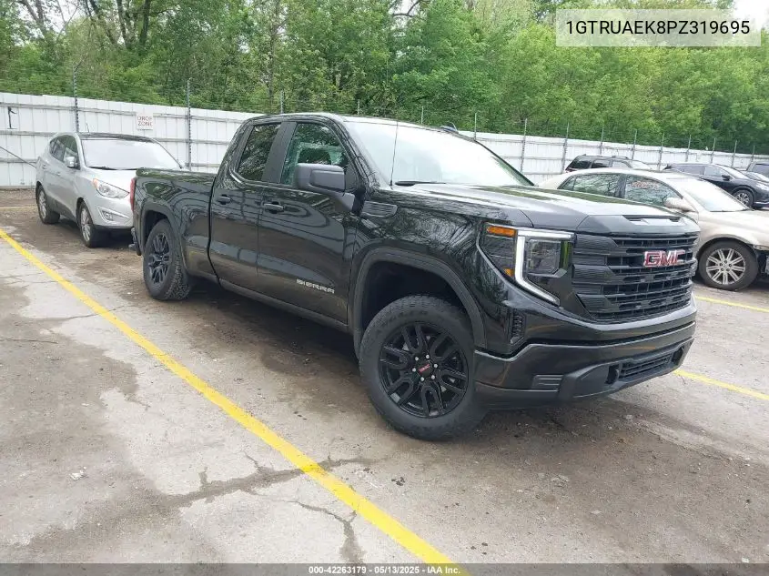 2023 GMC Sierra 1500 4Wd Double Cab Standard Box Pro VIN: 1GTRUAEK8PZ319695 Lot: 42263179