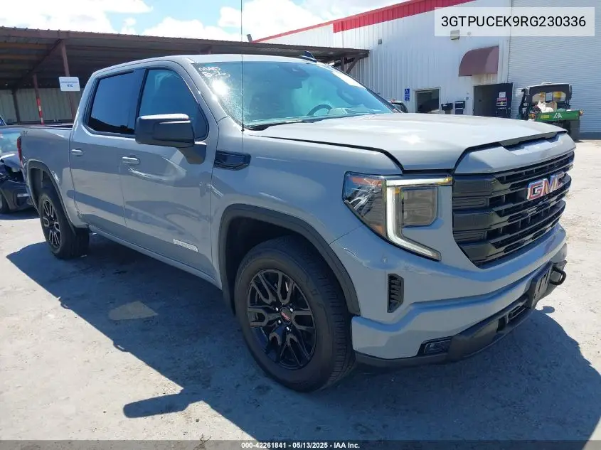 2024 GMC Sierra 1500 4Wd Short Box Elevation With 3Sb VIN: 3GTPUCEK9RG230336 Lot: 42261841