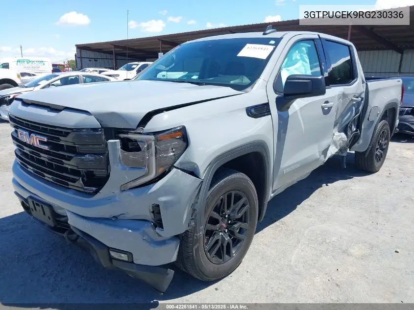 2024 GMC Sierra 1500 4Wd Short Box Elevation With 3Sb VIN: 3GTPUCEK9RG230336 Lot: 42261841