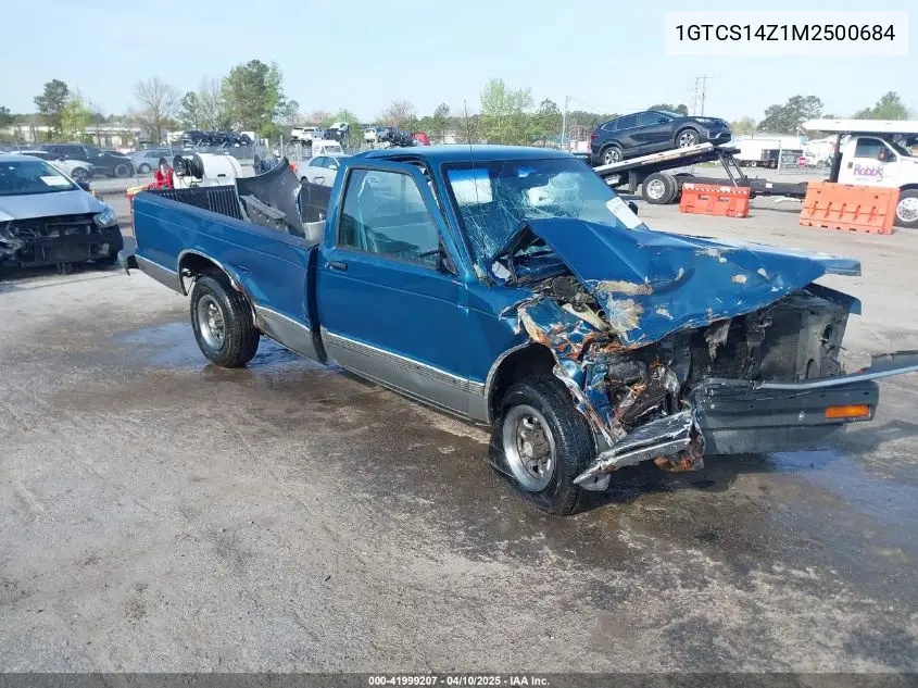 1991 GMC Sonoma VIN: 1GTCS14Z1M2500684 Lot: 41999207